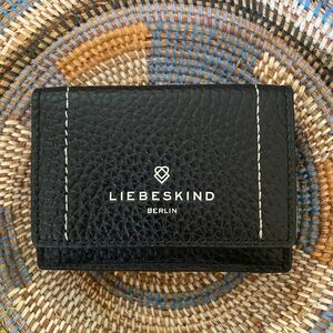 NWOT - Liebeskind Black Leather Wallet